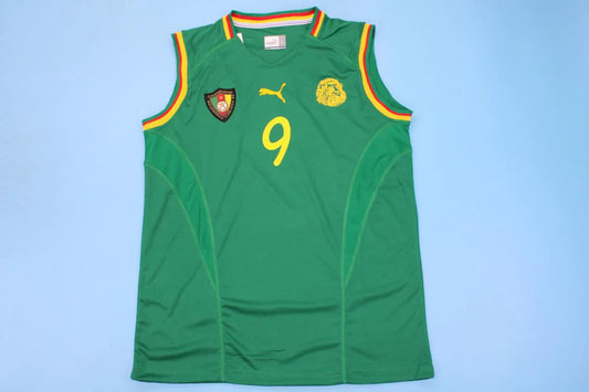 Cameroon Sleeveless 2002 Jersey Replica Samuel Eto'o